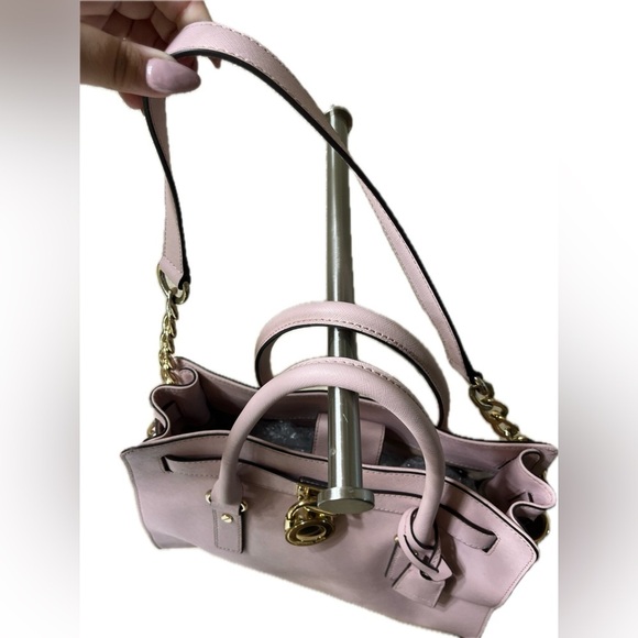 MICHAEL KORS Michael Kors Hamilton Traveler Lg Tote Shoulder Bag Purse Pink Lthr - Picture 7 of 16